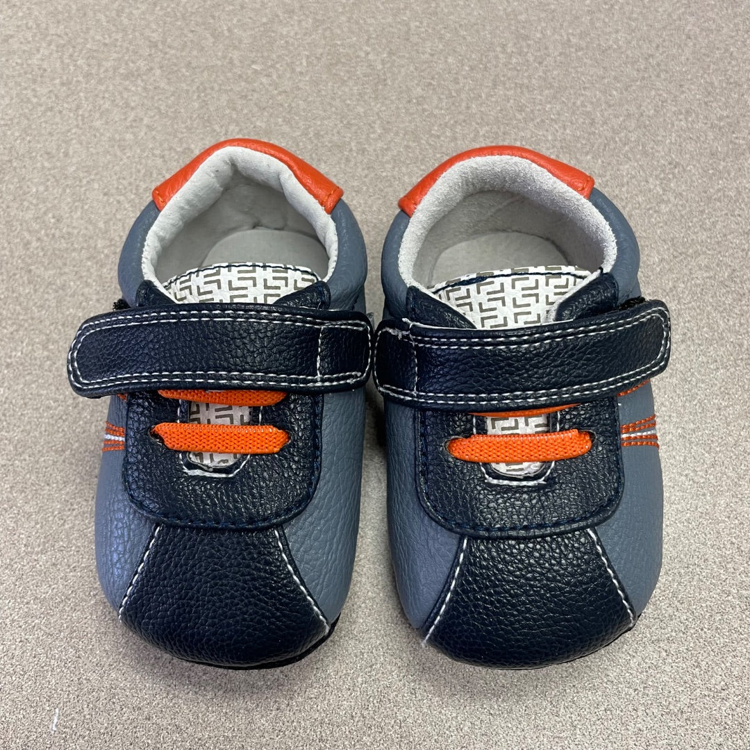Blue/Orange  My Mocs - 5076 Trainer, 6-12M