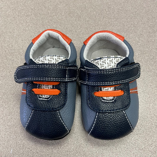 Blue/Orange  My Mocs - 5076 Trainer, 6-12M