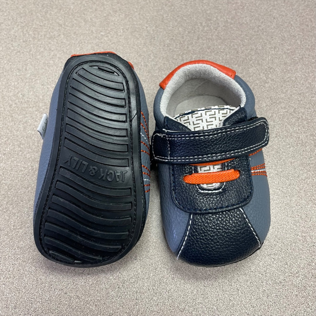 Blue/Orange  My Mocs - 5076 Trainer, 6-12M