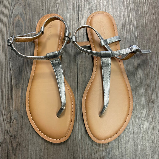 Silver Old Navy Sandals, 8Y