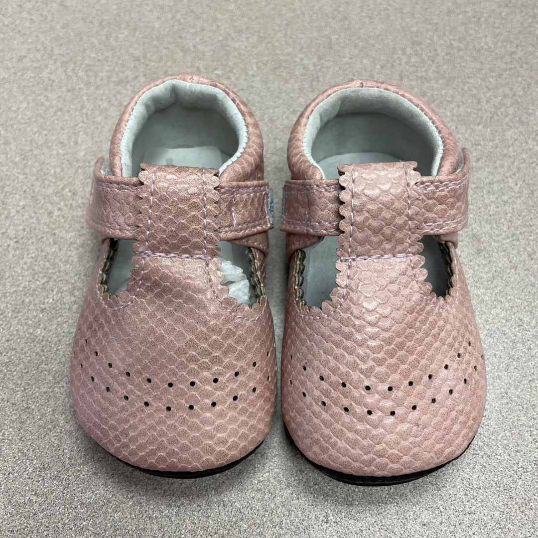 Pink  My Mocs - T-Strap, 6-12M