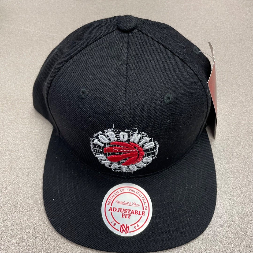 NEW,Black Mitchell & Ness Baseball Cap, 12Y+