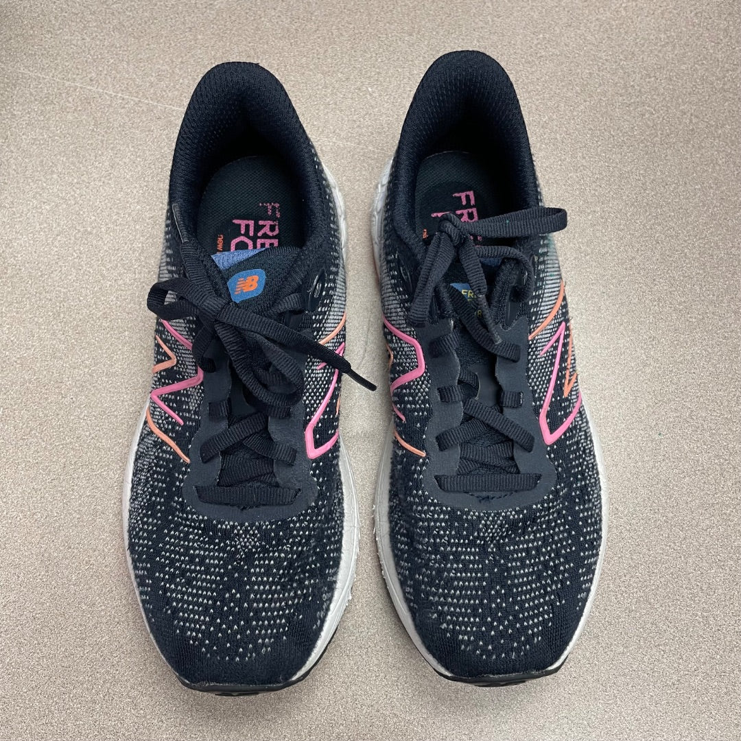 Navy New Balance Running Shoes, 3.5Y