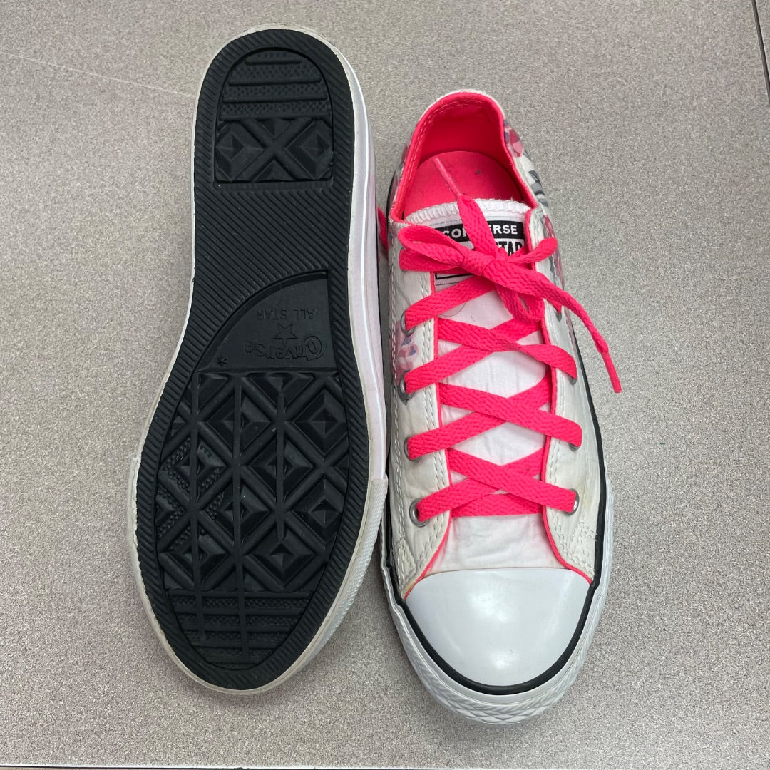 Floral Converse Lace up Shoes, 3.5Y