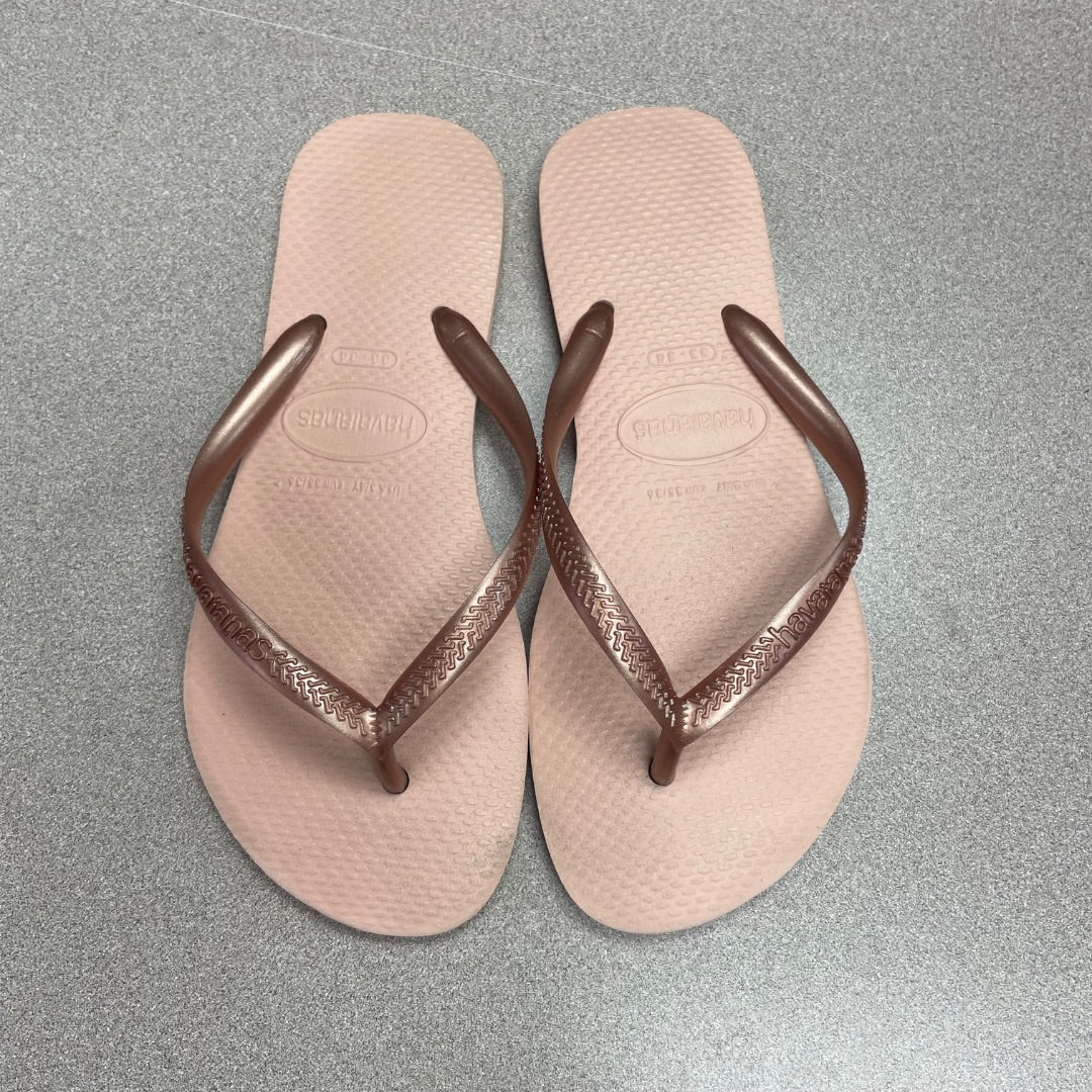 Rosegold Havaianas Flop Flop 3-4Y