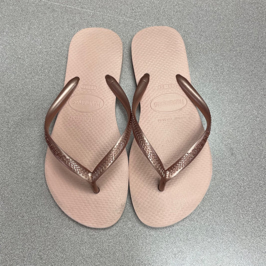 Rosegold Havaianas Flop Flop 3-4Y