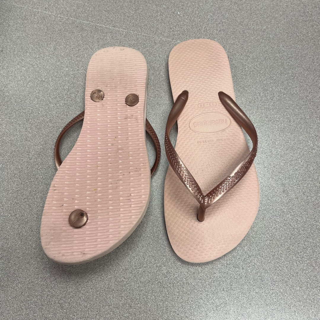Rosegold Havaianas Flop Flop 3-4Y