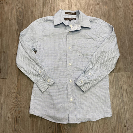 Blue Nordstrom Dress Shirt LS, 7Y