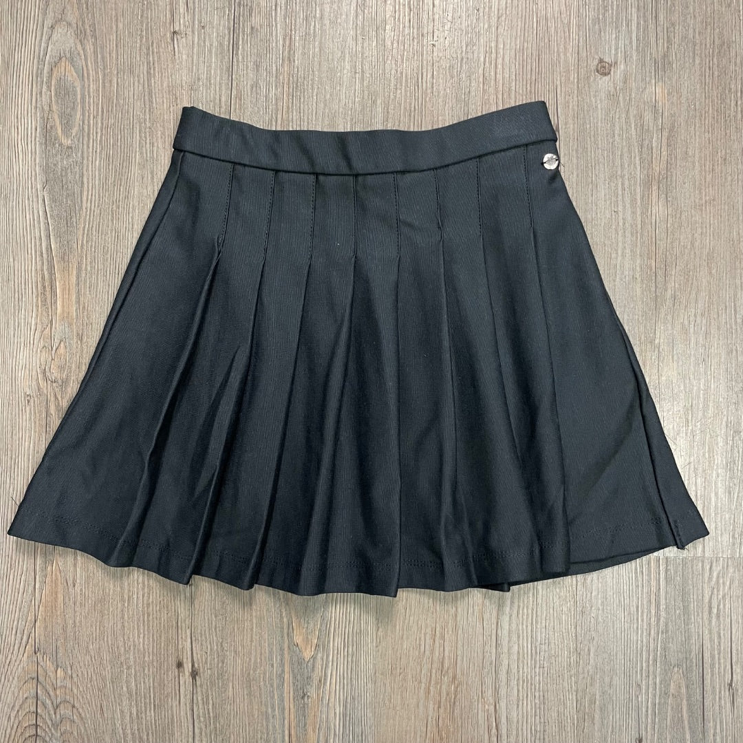 Charcoal Grey Pleated Skirt 8Y