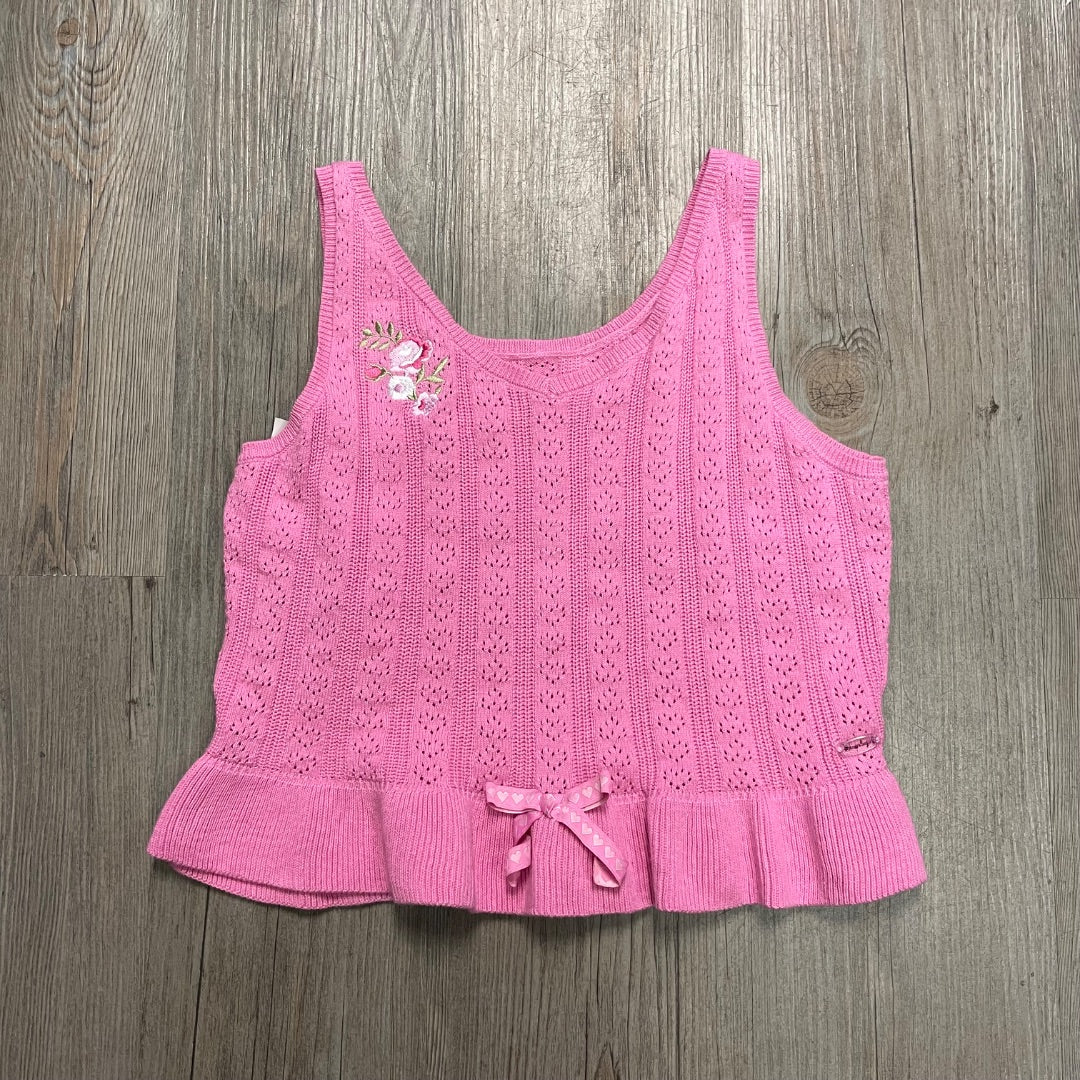 Pink American Girl Knit Tank Top 14Y