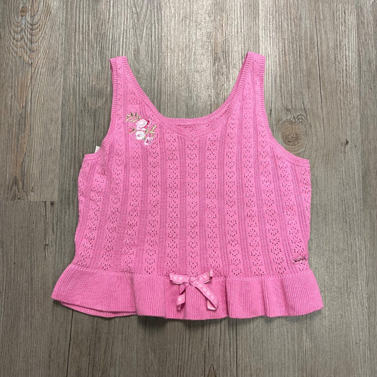 Pink American Girl Knit Tank Top 14Y