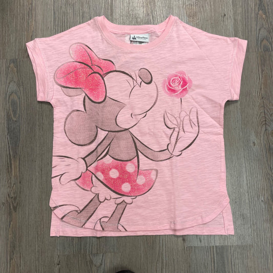 Pink Disney Parks Minnie Tee 10-12Y