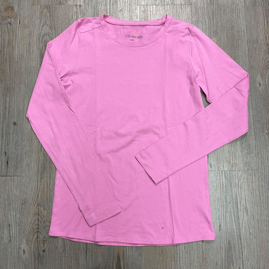 Pink Crewcuts LS Top 14Y