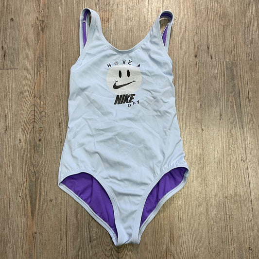 liteblue,Purple Nike Bathing Suits, 10-12Y