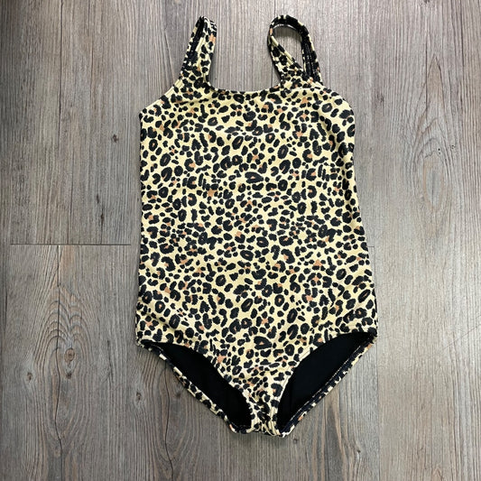 Leopard Billabong Bathing Suits, 8Y