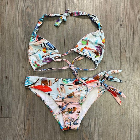 Multi Colour Submarine 2PC Bathing Suits, 8Y
