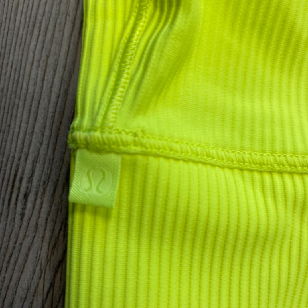 Neon Yellow Lululemon Brallette, 14Y+