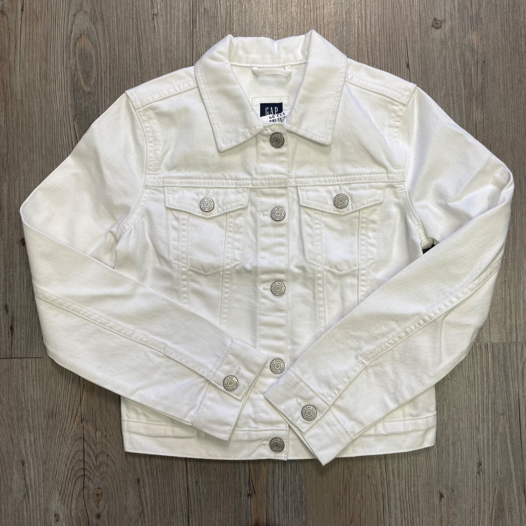 White Gap Jean Jacket 10-11Y