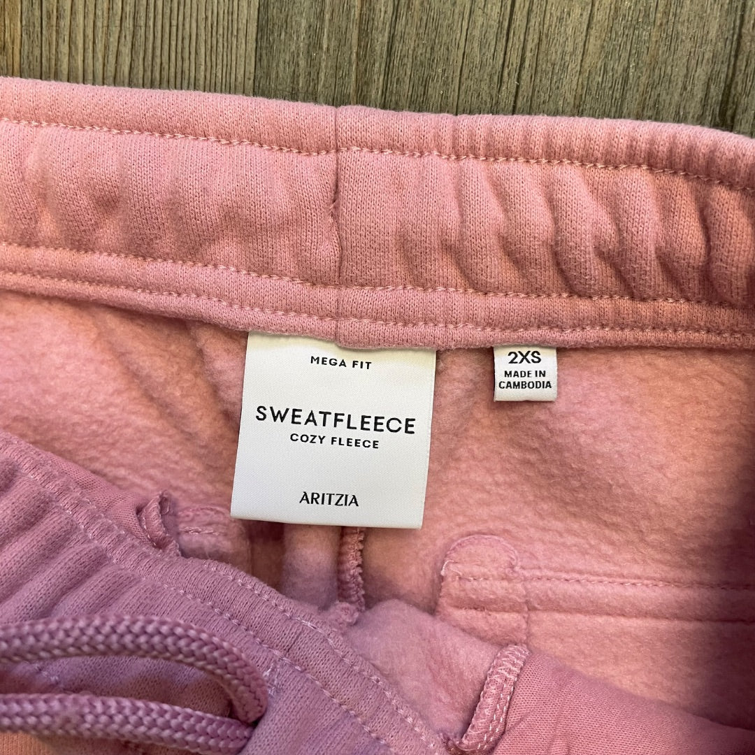 Pink Aritzia Sweat Set XS Jacket 2XSCargo