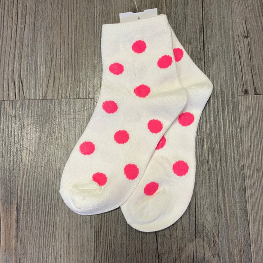 Polka Dot Socks 12-13Y Shoe Size