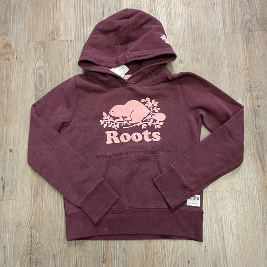Burgundy Roots Pullover Hoodie, 9-10Y