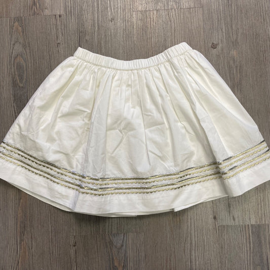 White Crewcuts Skirt With Pocket, 6-7Y