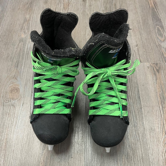 Grey Black CCM Hockey Skates, 1Y