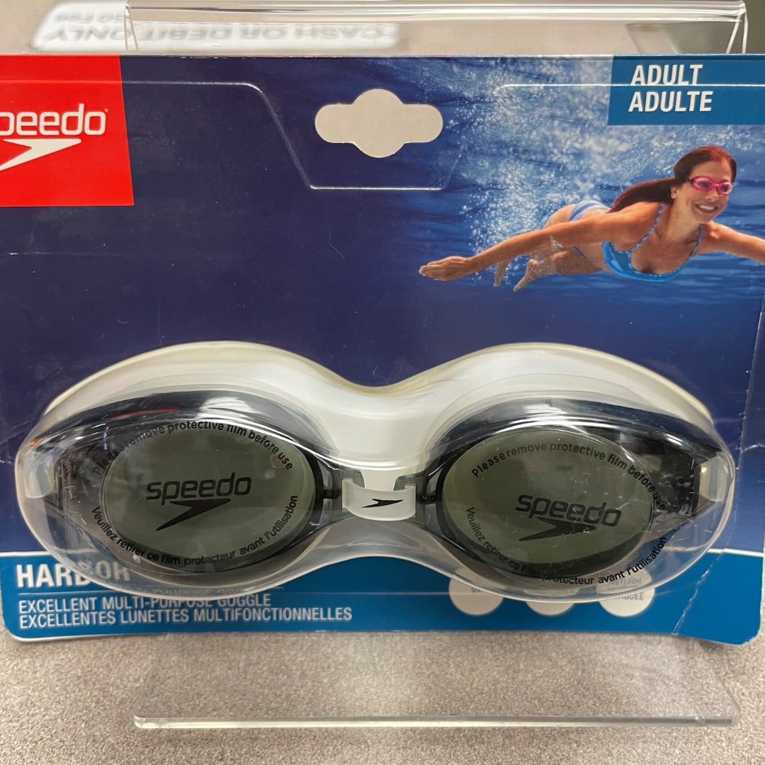 Black Speedo Swim Goggles, Adult