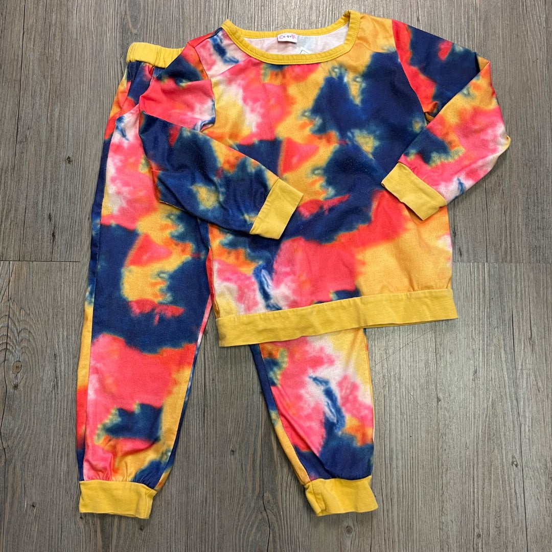 Tiedye  2pc Clothing Set, 4-5Y