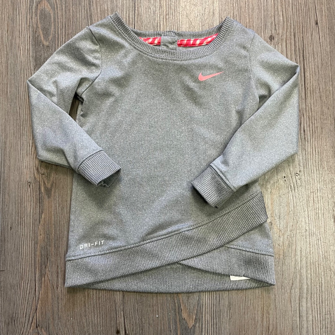Grey Nike Active Pullover Top, 18M