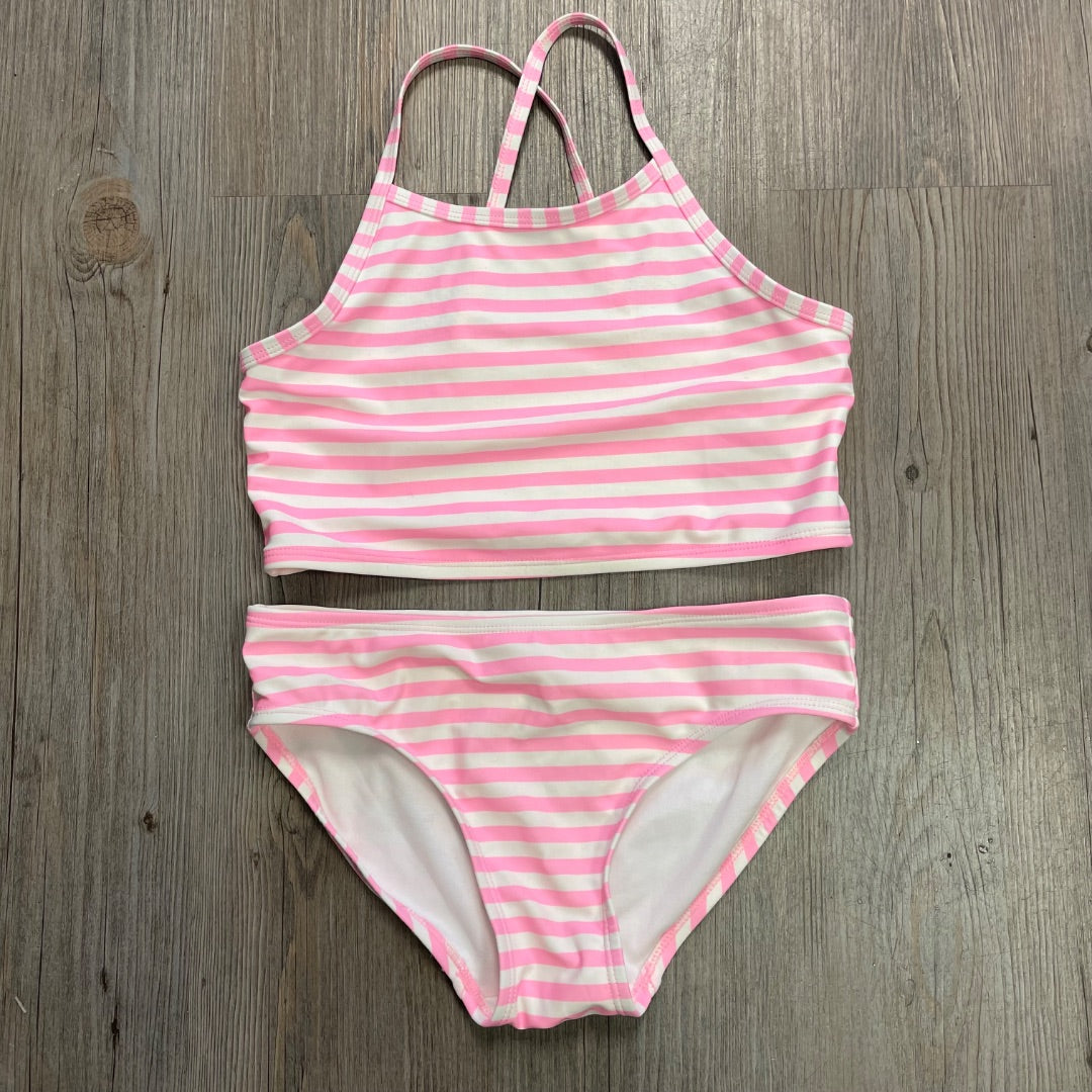Pink Stripe Carters 2PC Bathing Suit, 14Y