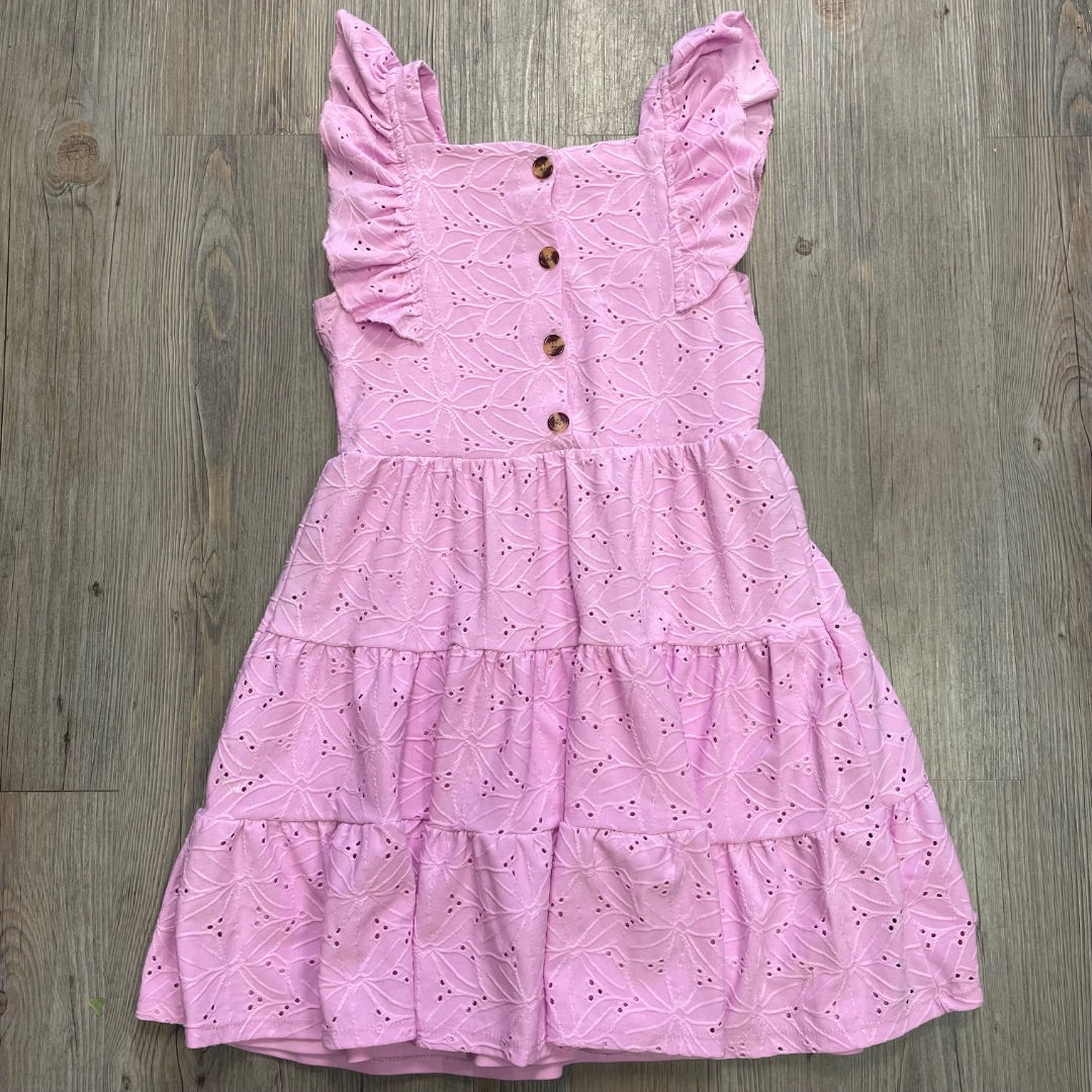 Pink George Summer Dress, 12Y