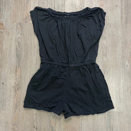 Black Old Navy SSL Romper, 10-12Y
