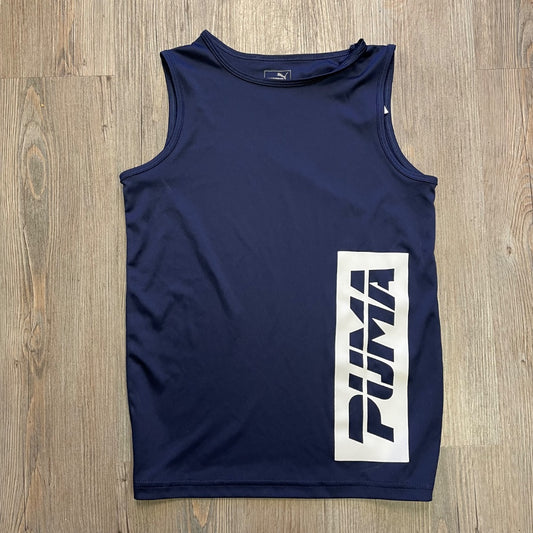Navy Puma Tank top, 8Y