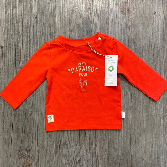 Orange Noppies Boys Tee Okawa LS, 1-2M