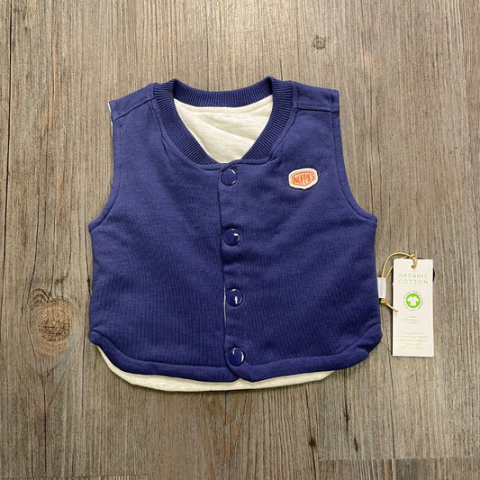 Skipper Blue Noppies Boys Indoor Jacket Osseo Reversible, 1-2M