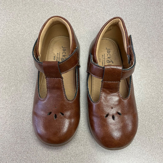Brown Jack & Lily Leather Sandals, 9T