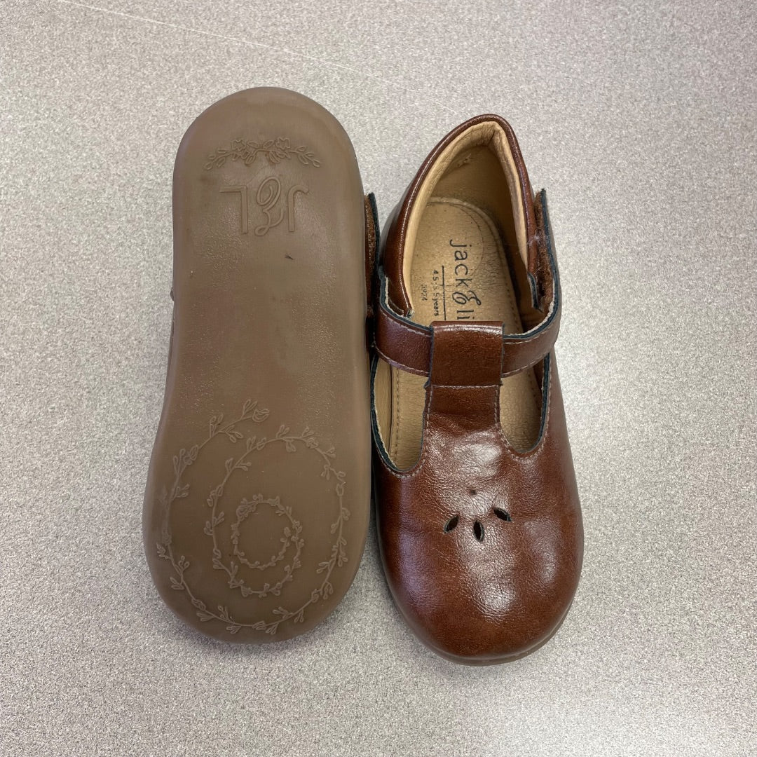 Brown Jack & Lily Leather Sandals, 9T