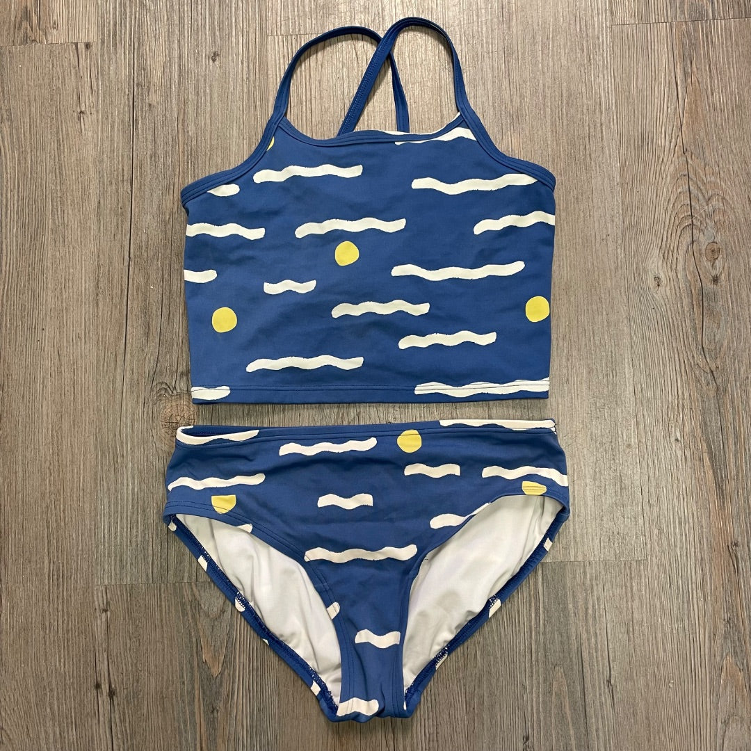 Blue Hanna Andderson 2PC Bathing Suits, 12Y