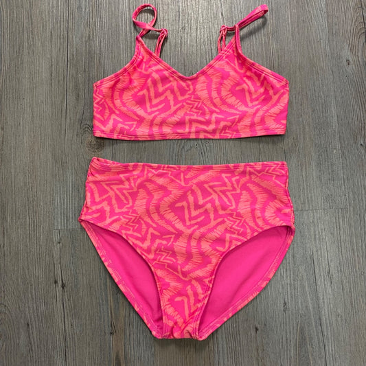 Pink Art Class 2PC Bathing Suits, 10-12Y