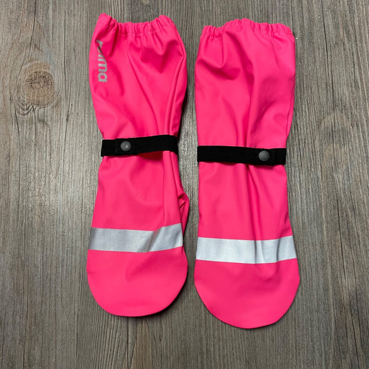 Pink Reimatec Rain Mitts, 3Y
