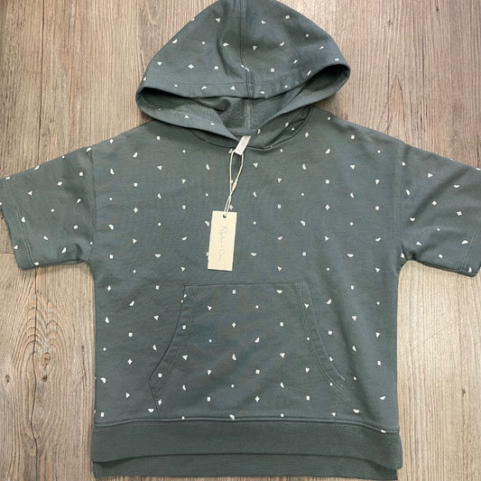Shapes Print Rylee+ Cru SSL Hoodie, 4-5Y