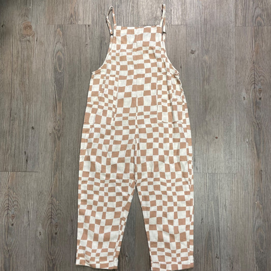 Sand Check Rylee+ Cru Iris Jumpsuit, 4-5Y