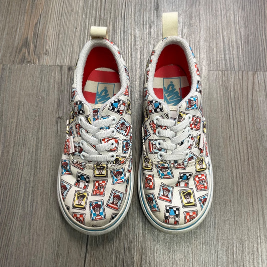 Where's Waldo' Vans Slip On Shoes, 9T