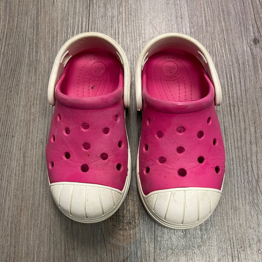 Pink Crocs Sandals, 9T