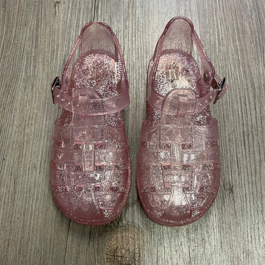 Pink Gap Jelly Glitter Sandals, 8T