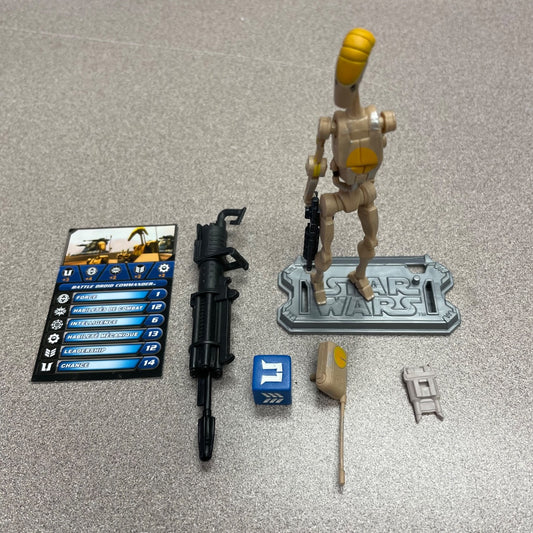Beige Star Wars Battle Droid Commander, Pre-owned