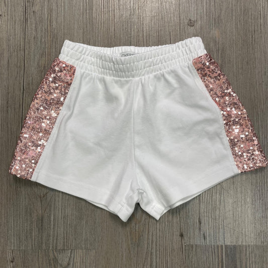 Rosegold Sequin  Shorts, 7-8Y