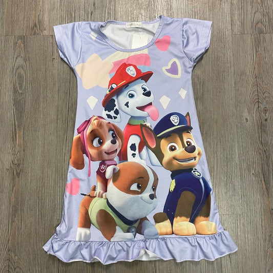 Purple  Paw Patrol Night Gown, 6Y