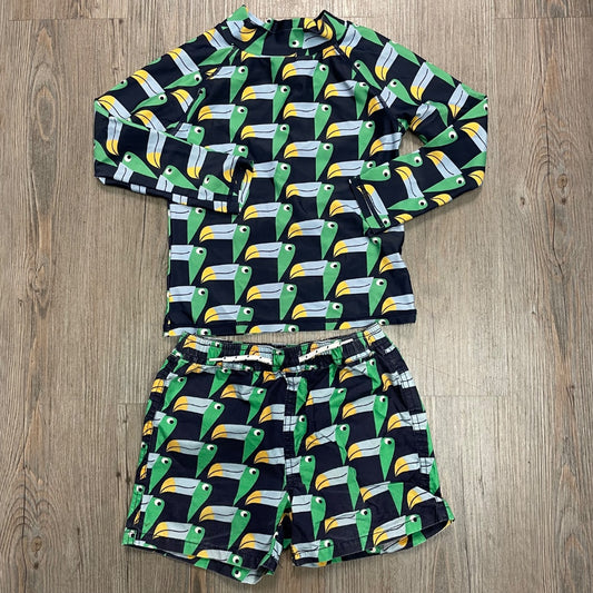 Multi Colour SEED 2PC Bathing Suit, 4Y